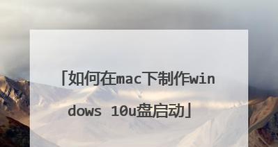 使用U盘安装Win10系统教程（从制作启动盘到安装步骤一网打尽）