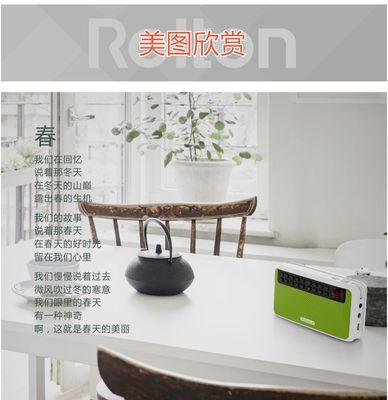 乐廷音响（探索乐廷音响的创新设计、卓越音质和便捷功能）